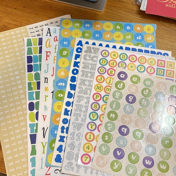 Sticker letters bundle - Picture 2 of 3